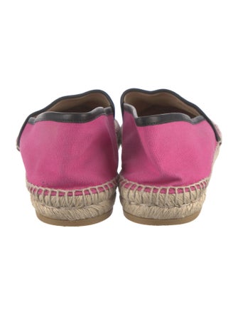 Gucci Web Accent Canvas Espadrilles
