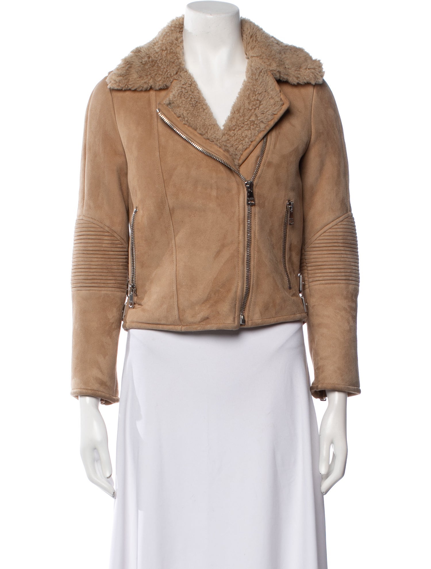 Gucci Leather Fur Jacket