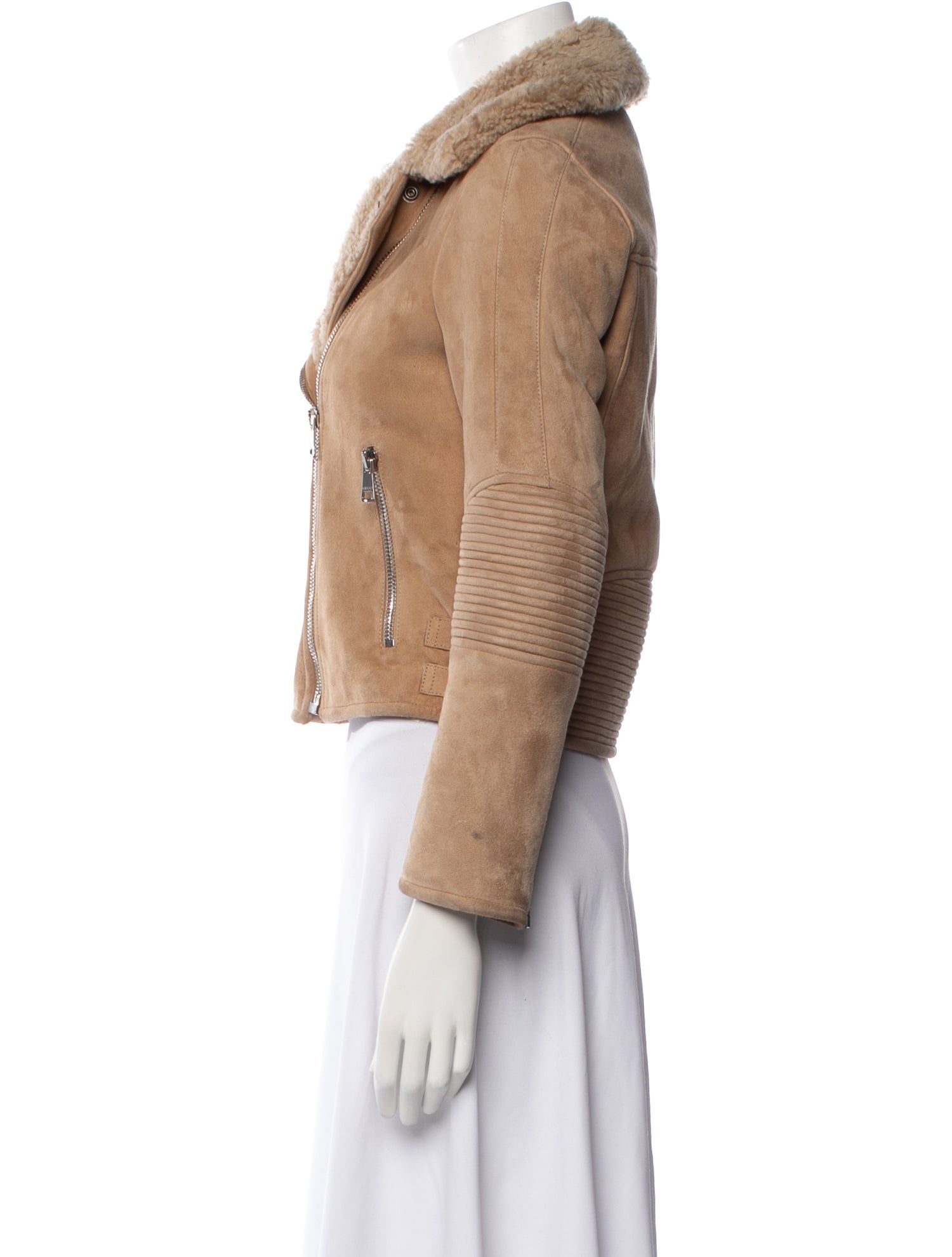 Gucci Leather Fur Jacket