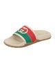 Gucci Web Accent Rubber Slides