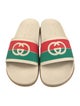 Gucci Web Accent Rubber Slides