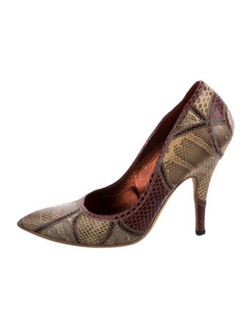 Gucci Pumps Snakeskin Animal Print 6