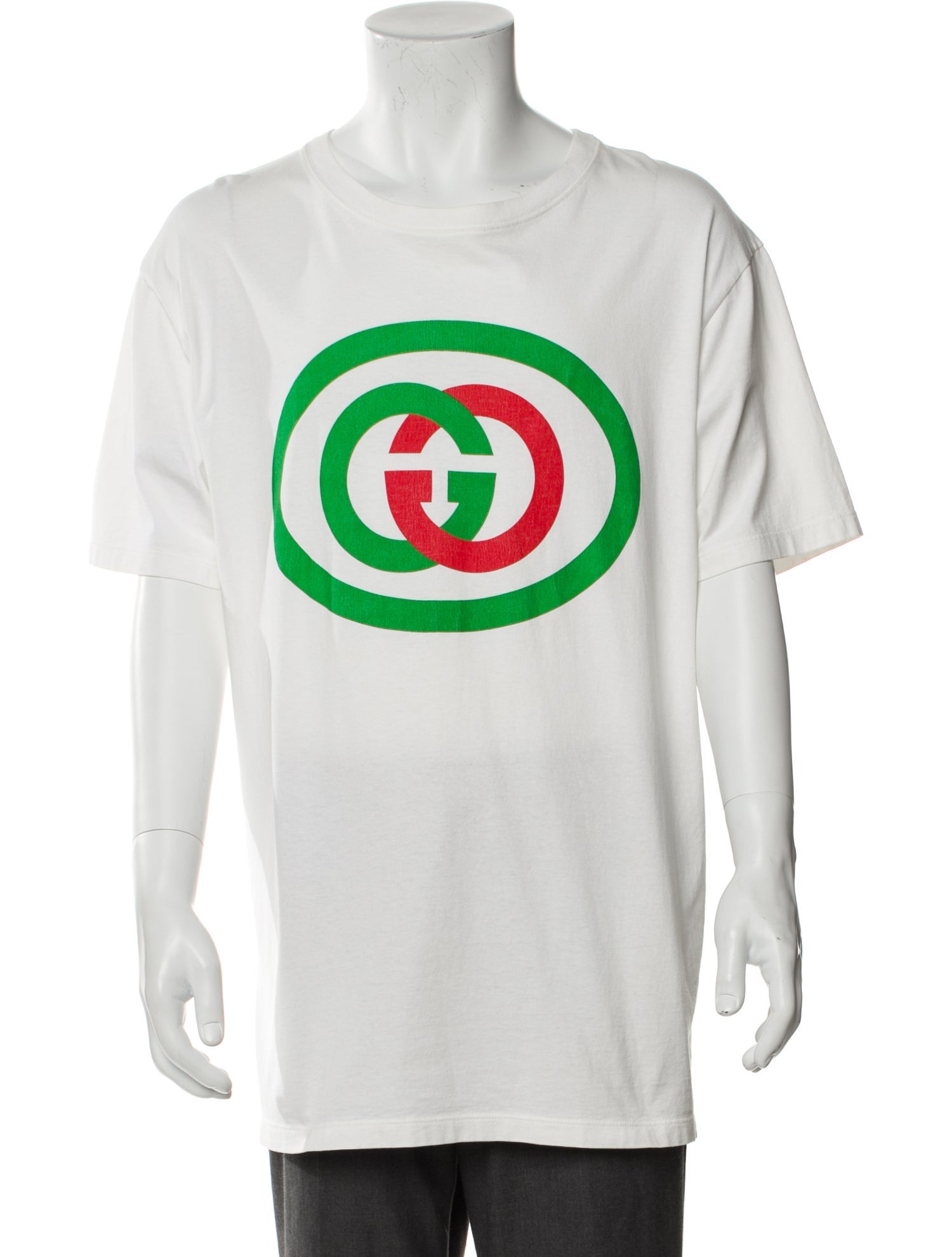 Gucci Interlocking G Logo Crew Neck T-Shirt