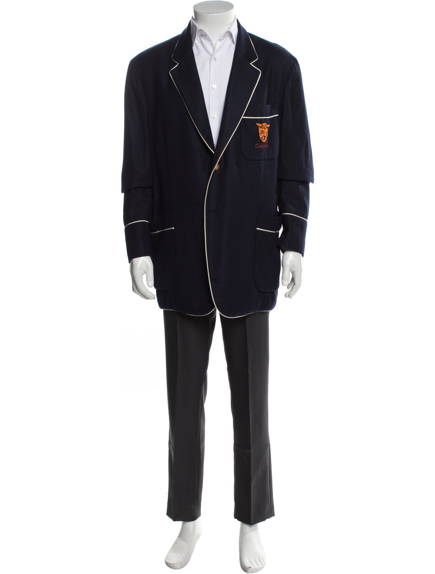 Gucci 2018 Bee Accent Blazer