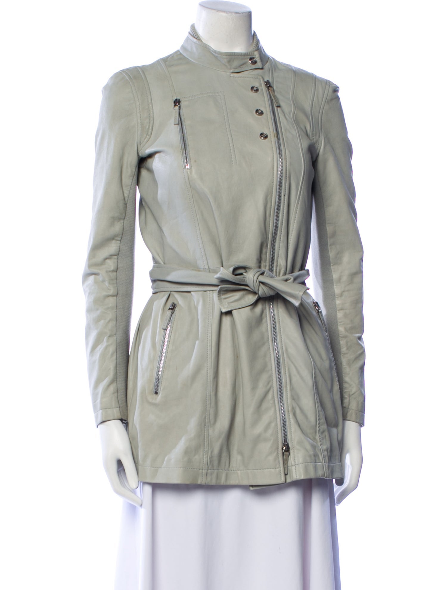Gucci Leather Trench Coat