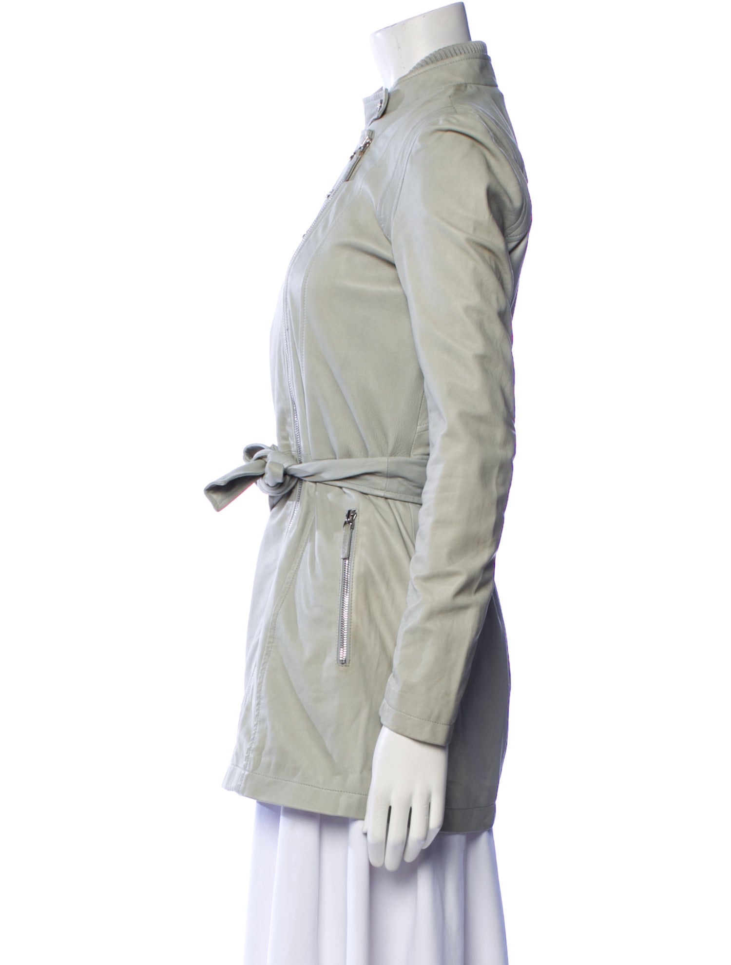 Gucci Leather Trench Coat