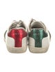Gucci Web Accent Leather Sneakers