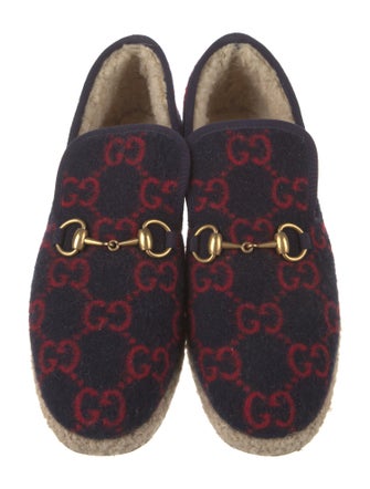 Gucci GG Logo Wool Espadrilles