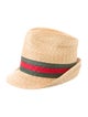 Gucci Web Straw Hat