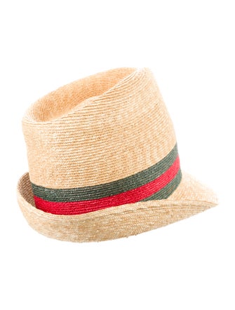 Gucci Web Straw Hat