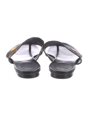 Gucci Canvas Floral Print Slides