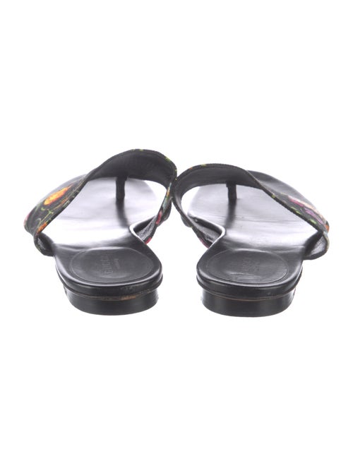 Gucci Canvas Floral Print Slides