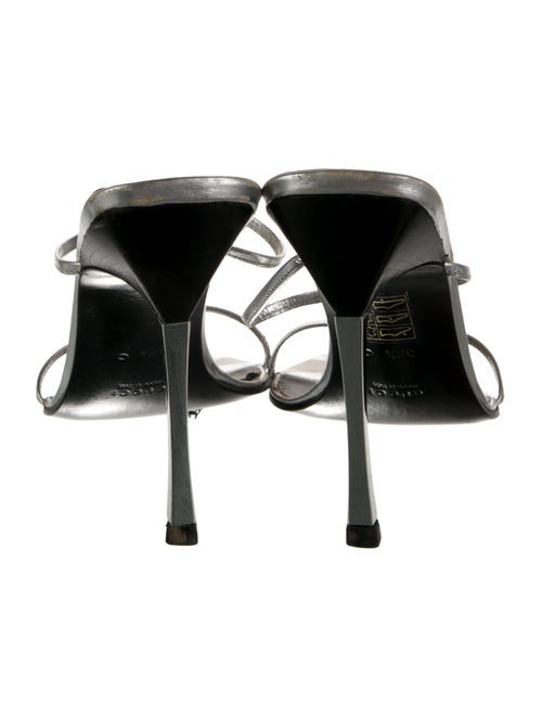 Gucci Interlocking G Logo Leather Slides