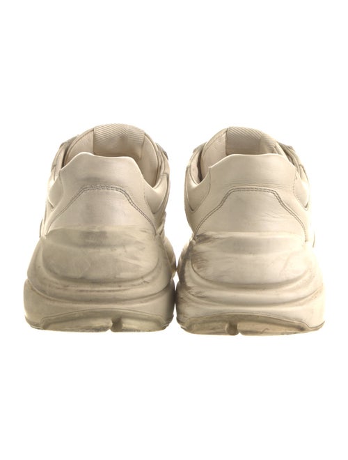 Gucci Leather Distressed Accents Chunky Sneakers