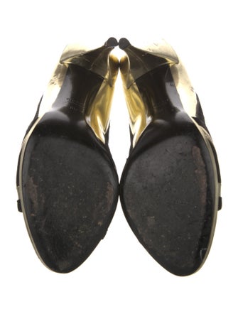 Gucci Interlocking G Logo Leather Slingback Sandals