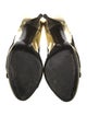 Gucci Interlocking G Logo Leather Slingback Sandals