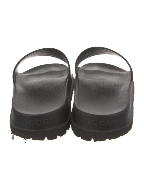Gucci Web Accent Rubber Slides
