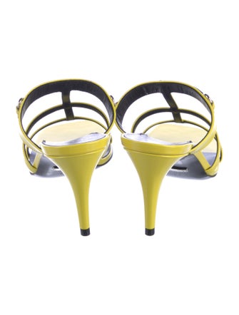 Gucci Horsebit Accent Patent Leather Slides