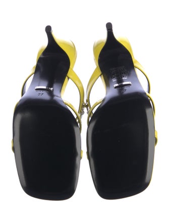 Gucci Horsebit Accent Patent Leather Slides