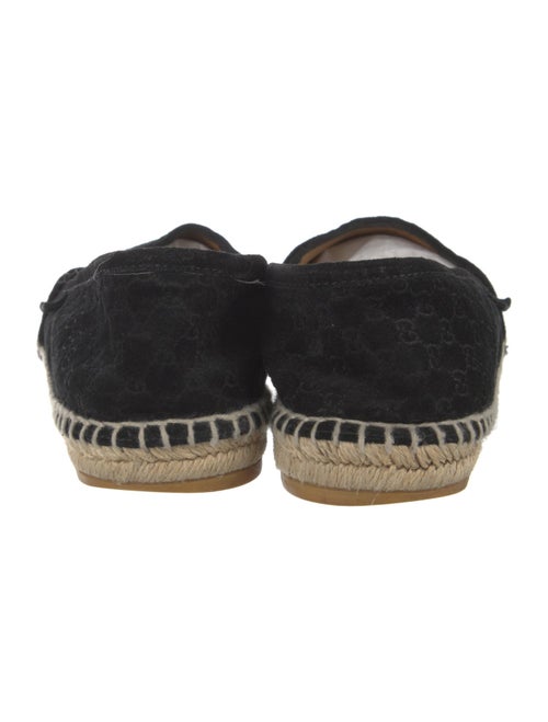 Gucci Microguccissima Pattern Suede Espadrilles
