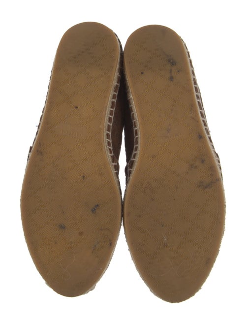 Gucci Microguccissima Pattern Suede Espadrilles