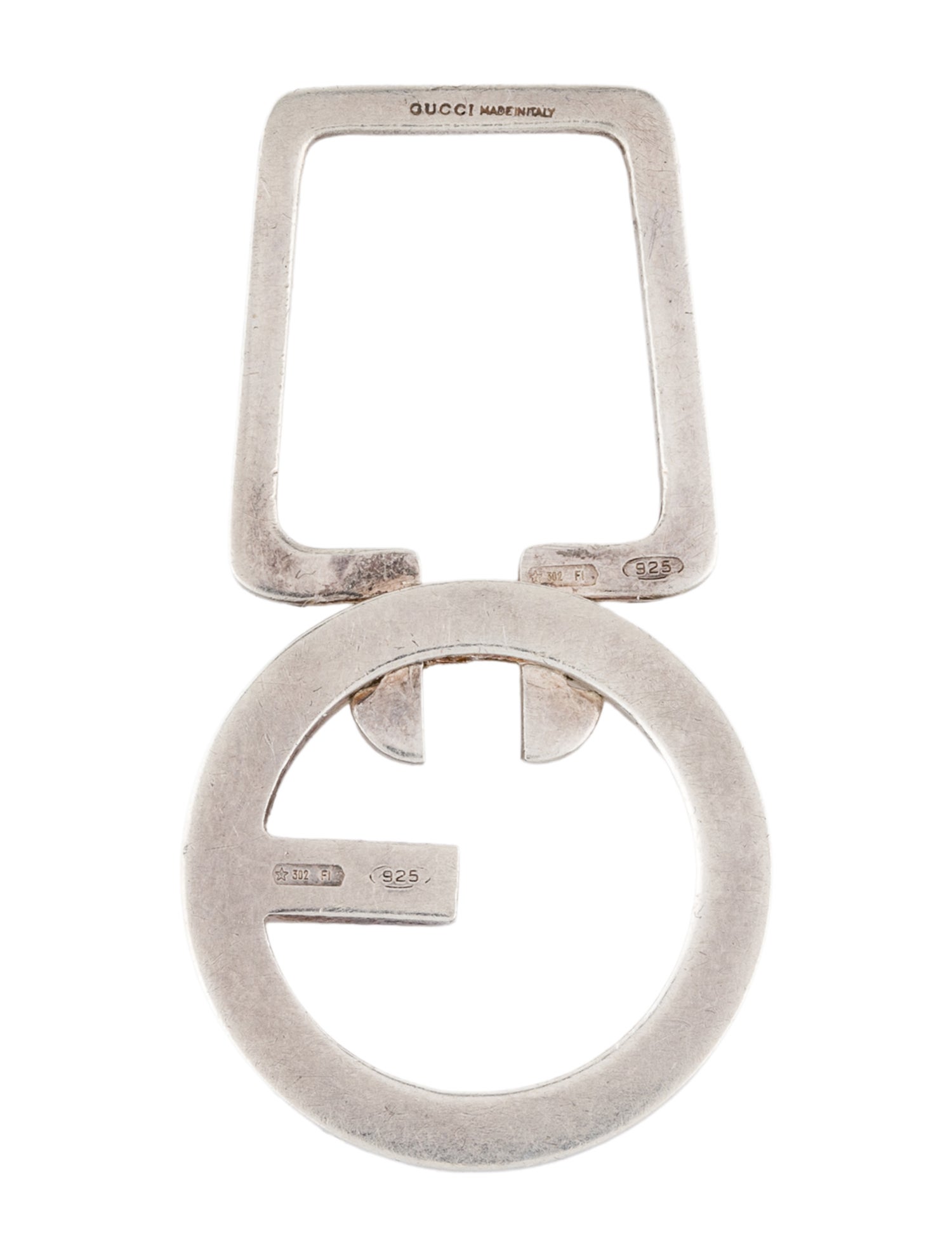 Gucci Silver Key Ring