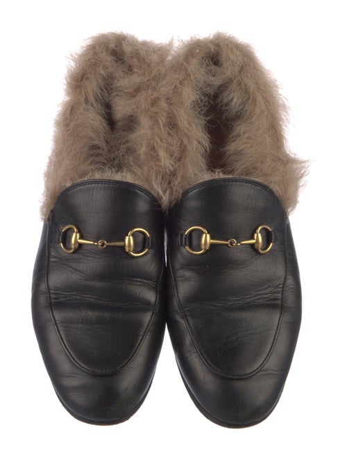 Gucci Horsebit Accent Leather Mules