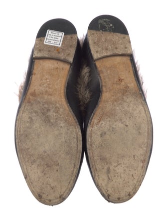 Gucci Horsebit Accent Leather Mules