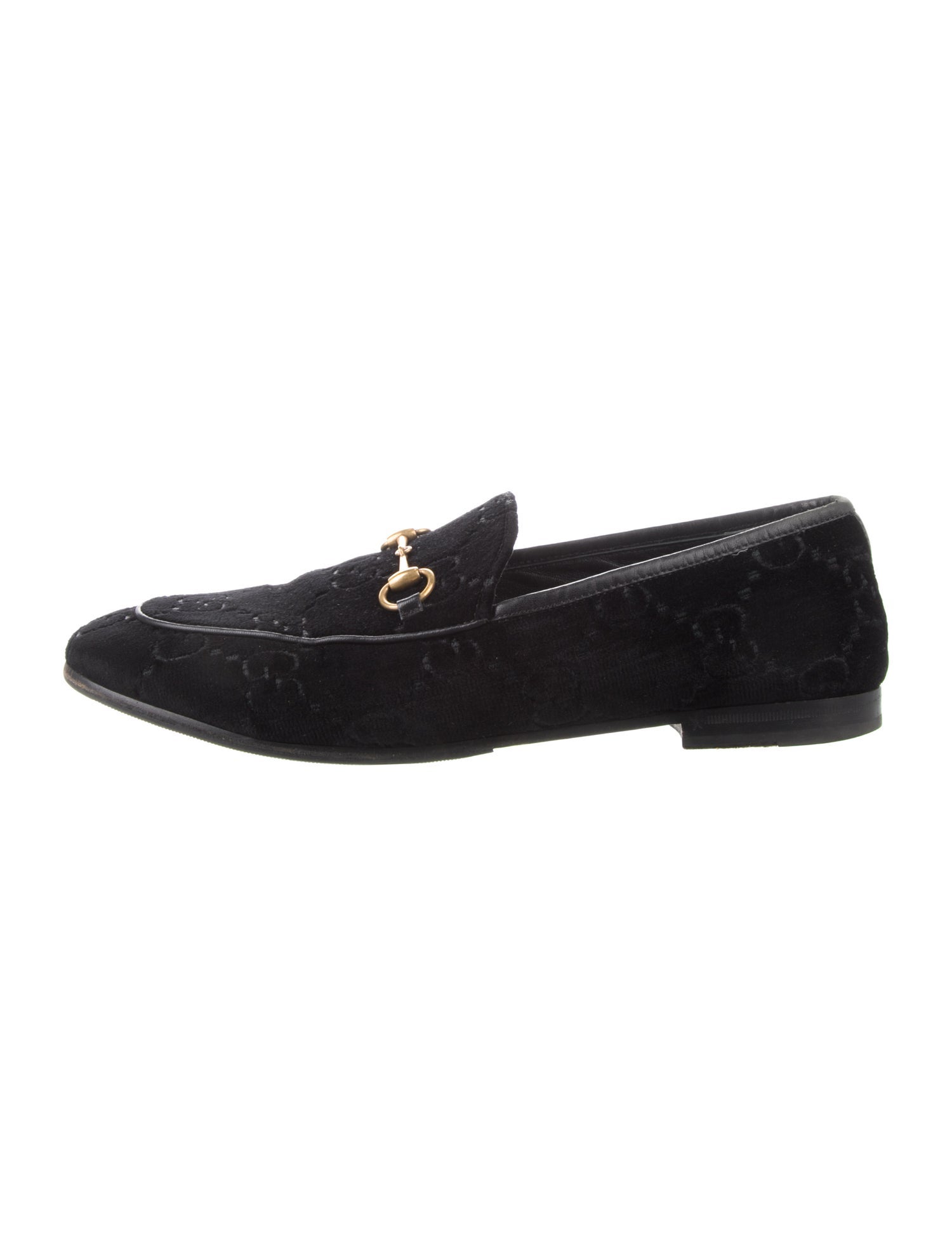 Gucci GG Logo Velvet Loafers