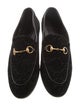 Gucci GG Logo Velvet Loafers