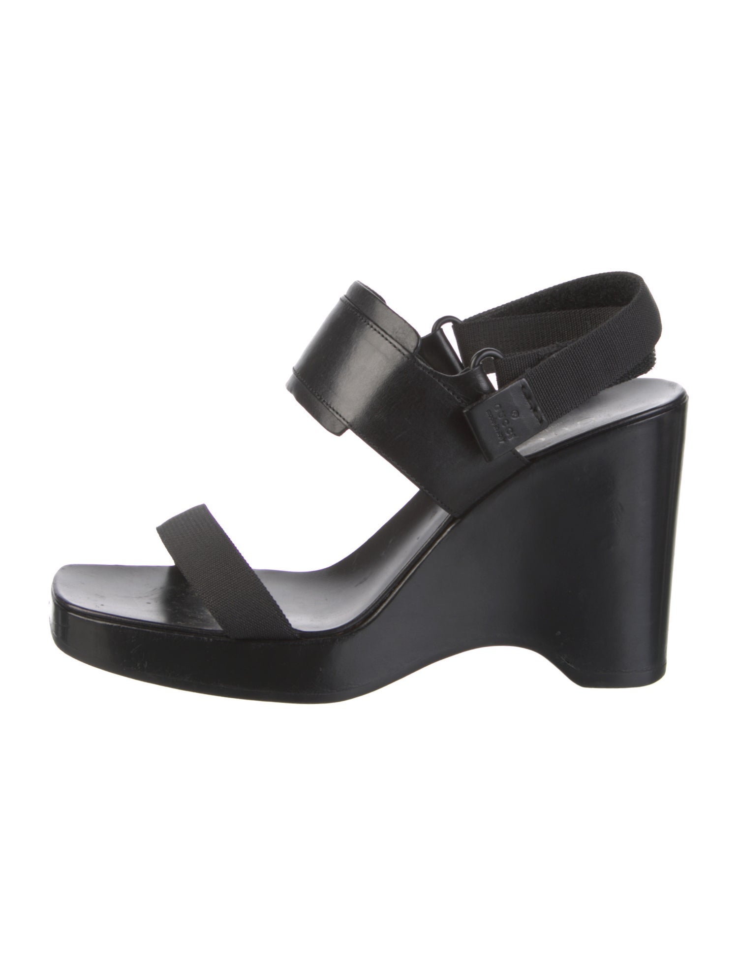 Gucci Leather Slingback Sandals