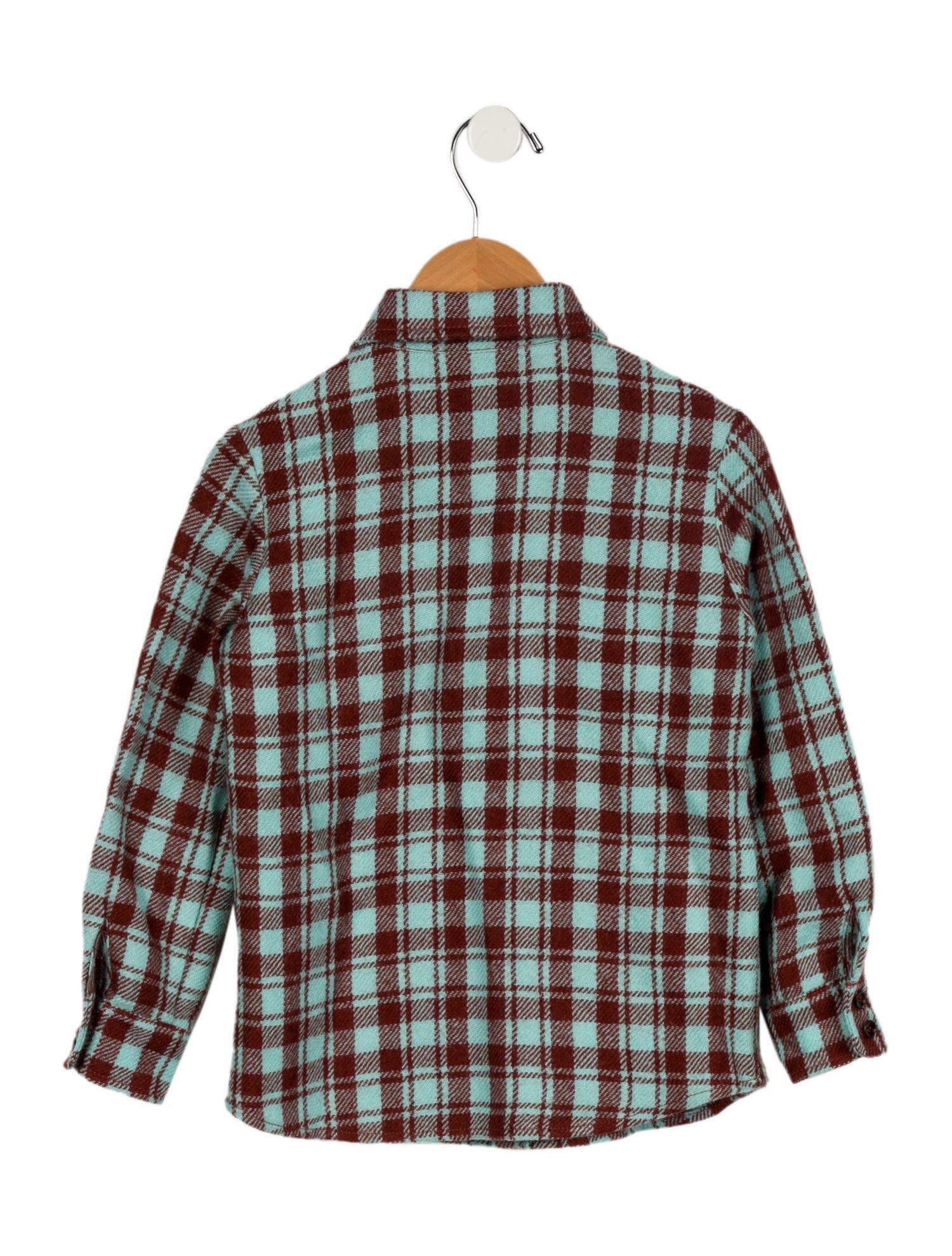 Gucci Toddler Boys' Wool Button Up Shirt