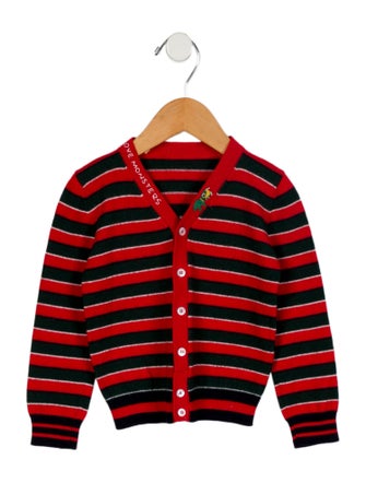 Gucci Infant Girls' Stripe Button Up Sweater