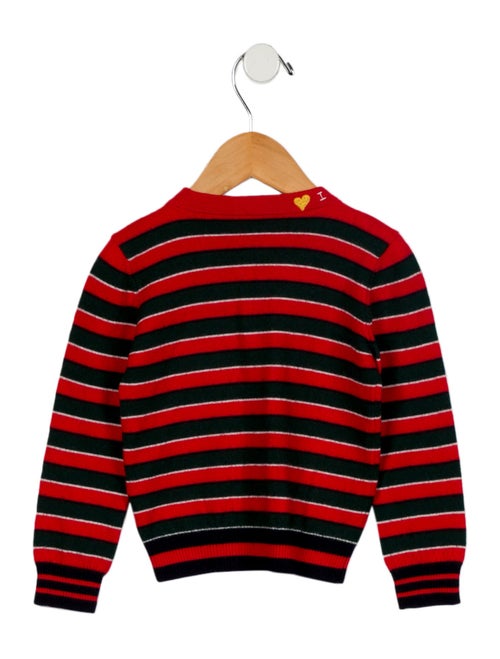 Gucci Infant Girls' Stripe Button Up Sweater