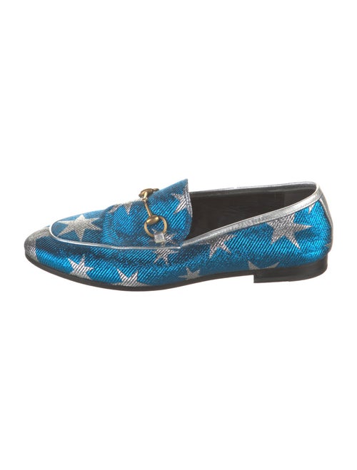 Gucci Horsebit Accent Printed Loafers