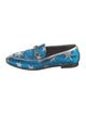 Gucci Horsebit Accent Printed Loafers