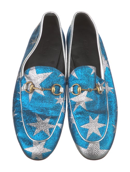 Gucci Horsebit Accent Printed Loafers
