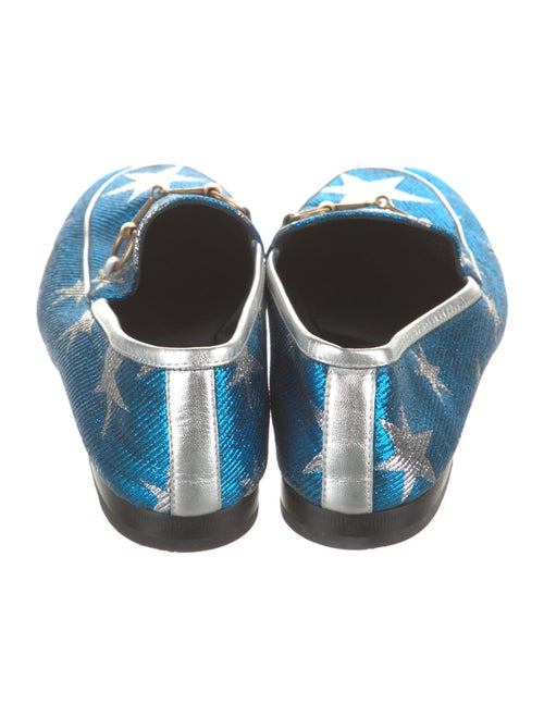 Gucci Horsebit Accent Printed Loafers