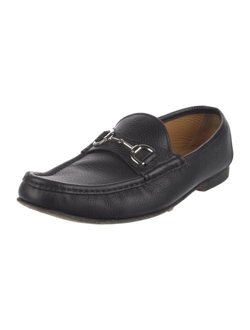 Gucci Horsebit Accent Leather Loafers