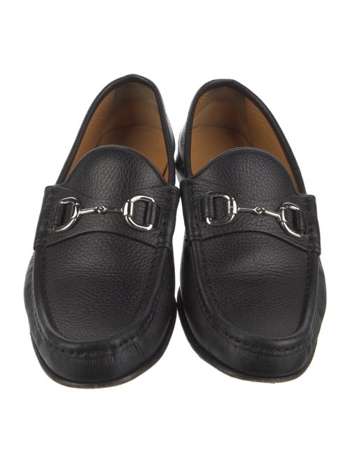 Gucci Horsebit Accent Leather Loafers