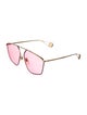 Gucci Interlocking G Logo Oversize Sunglasses