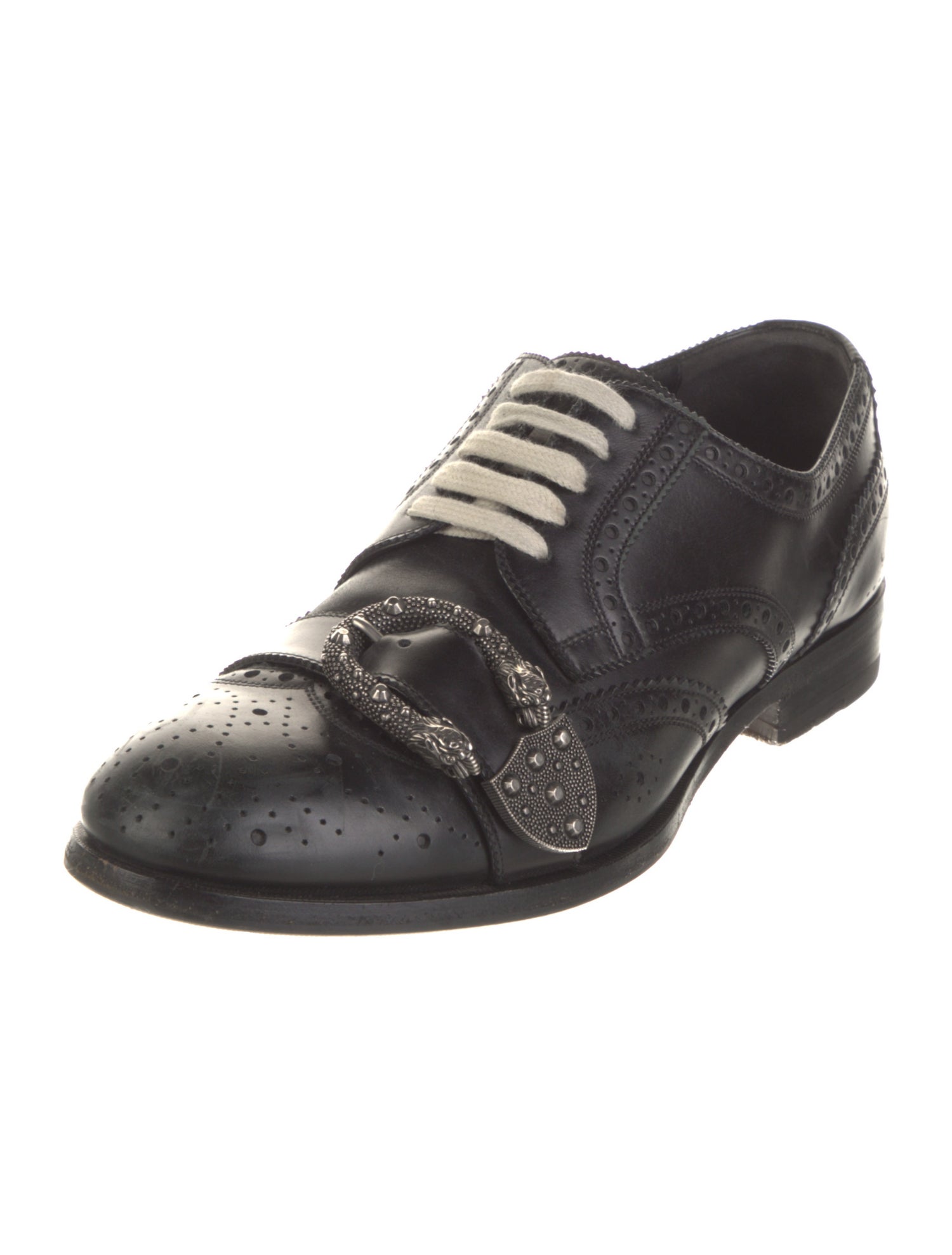 Gucci Dionysus Accent Leather Brogues