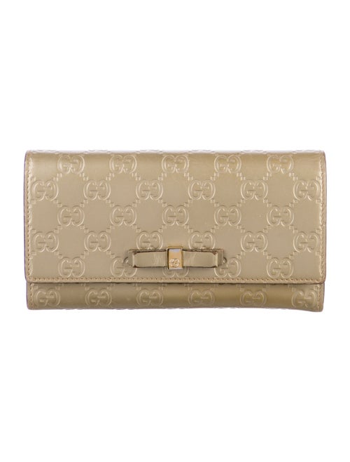 Gucci Interlocking G Logo Leather Continental Wallet
