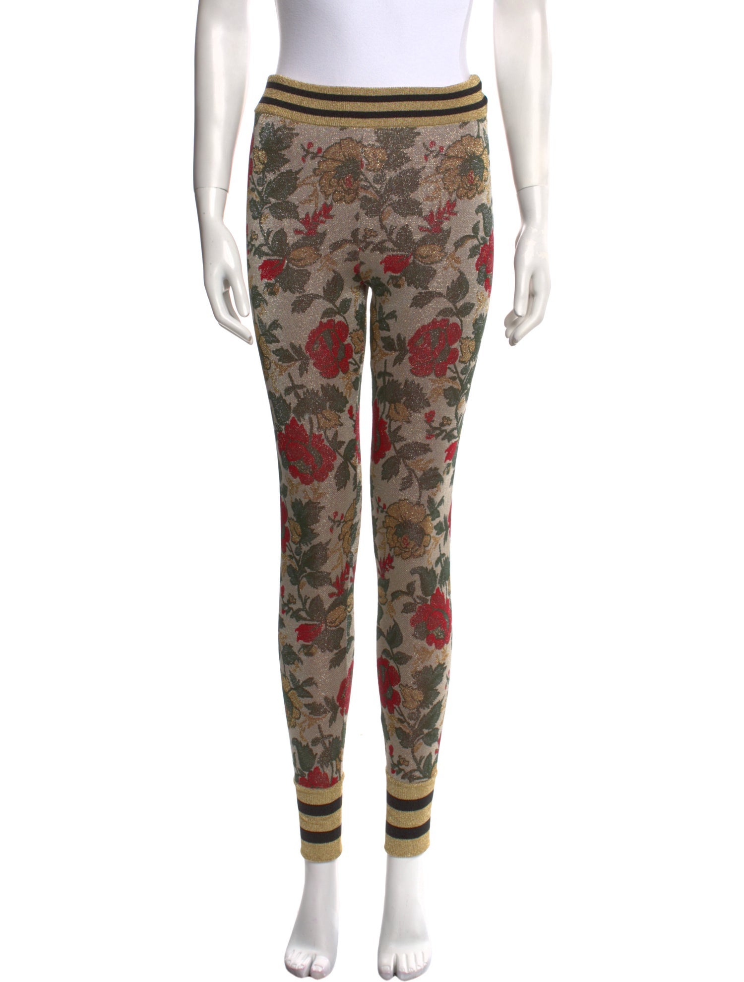 Gucci Floral Skinny Leg Pants