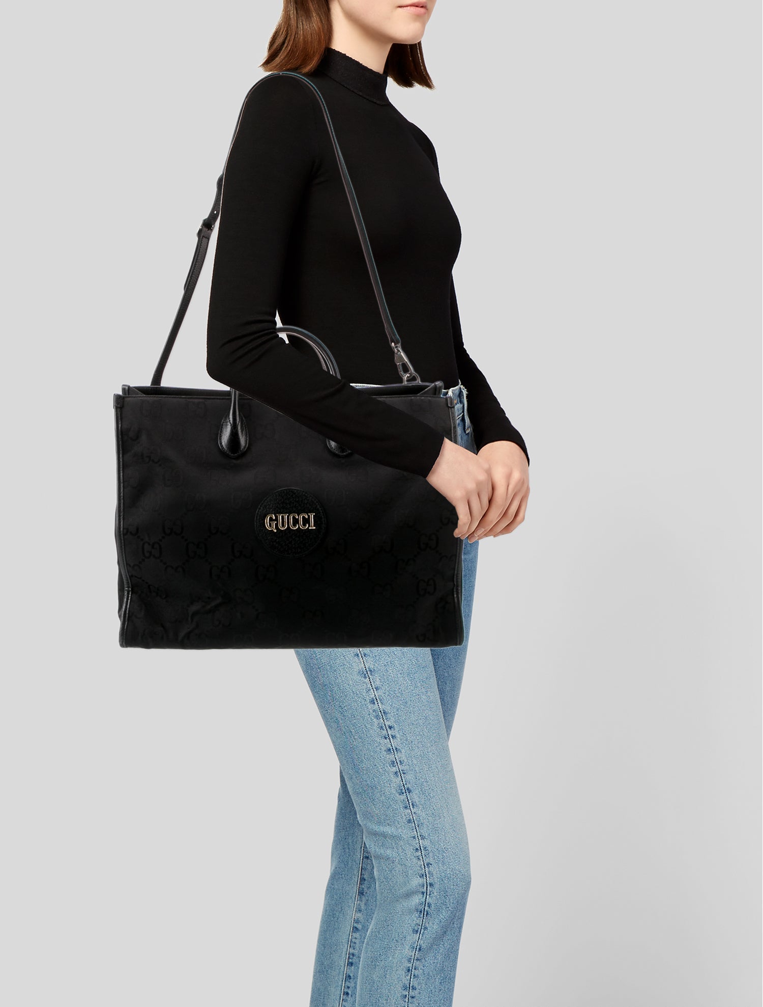 Gucci GG Nylon Messenger Bag