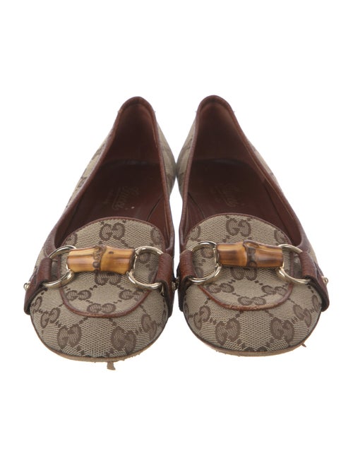 Gucci GG Canvas Canvas Ballet Flats