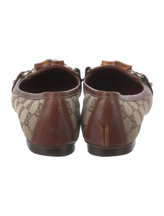 Gucci GG Canvas Canvas Ballet Flats