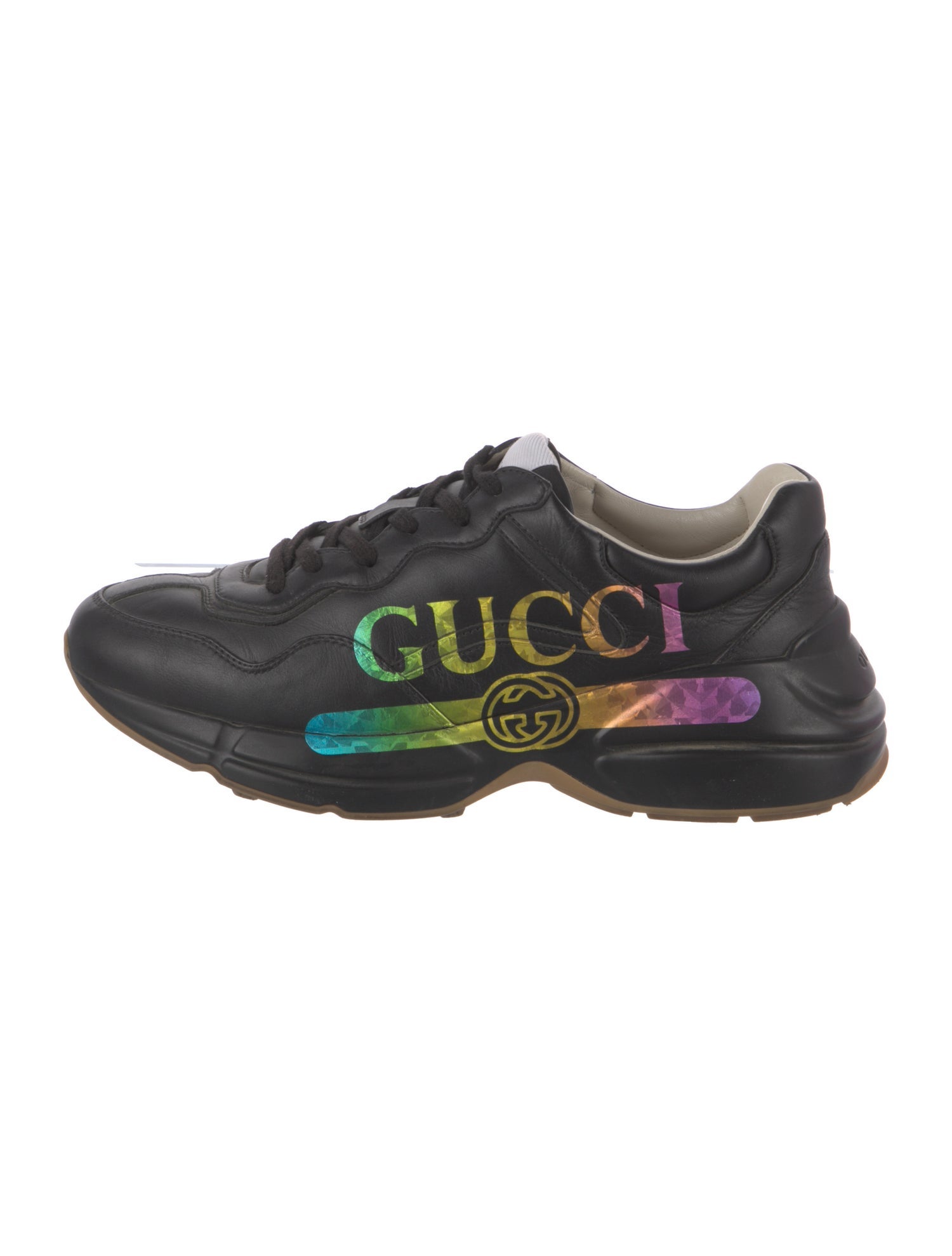 Gucci Interlocking G Logo Leather Sneakers