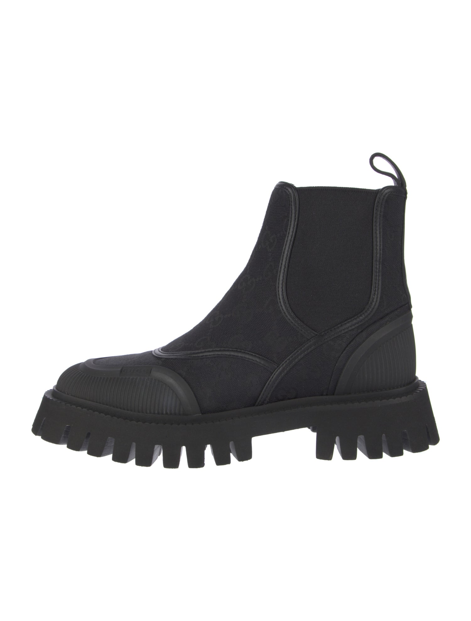 Gucci Canvas Chelsea Boots