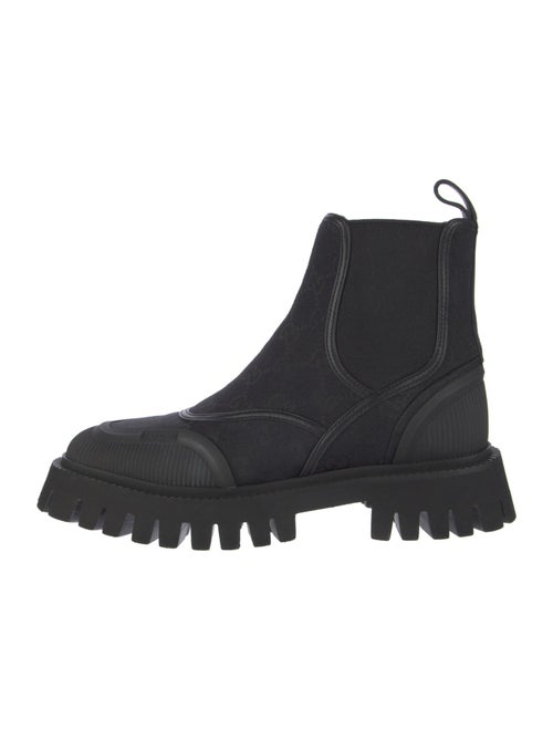 Gucci Canvas Chelsea Boots